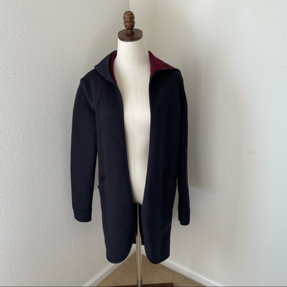 EUC LULULEMON‎ HOODIE POCKET OPEN BLACK CARDIGAN JACKET, S